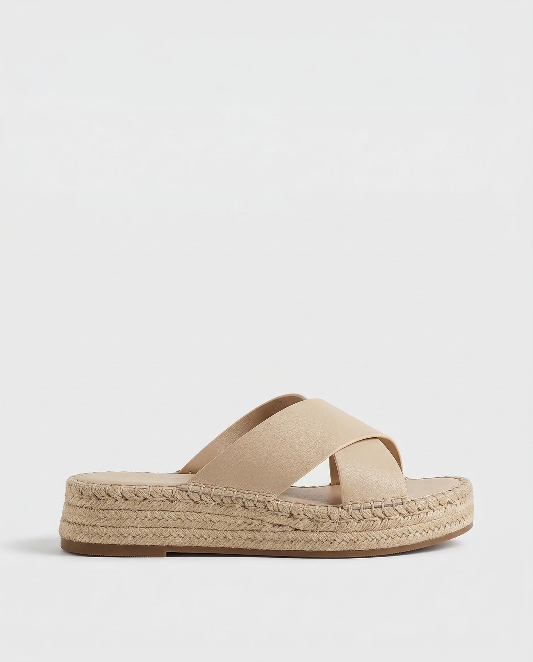 Sorella Woven Leather Platform Sandals