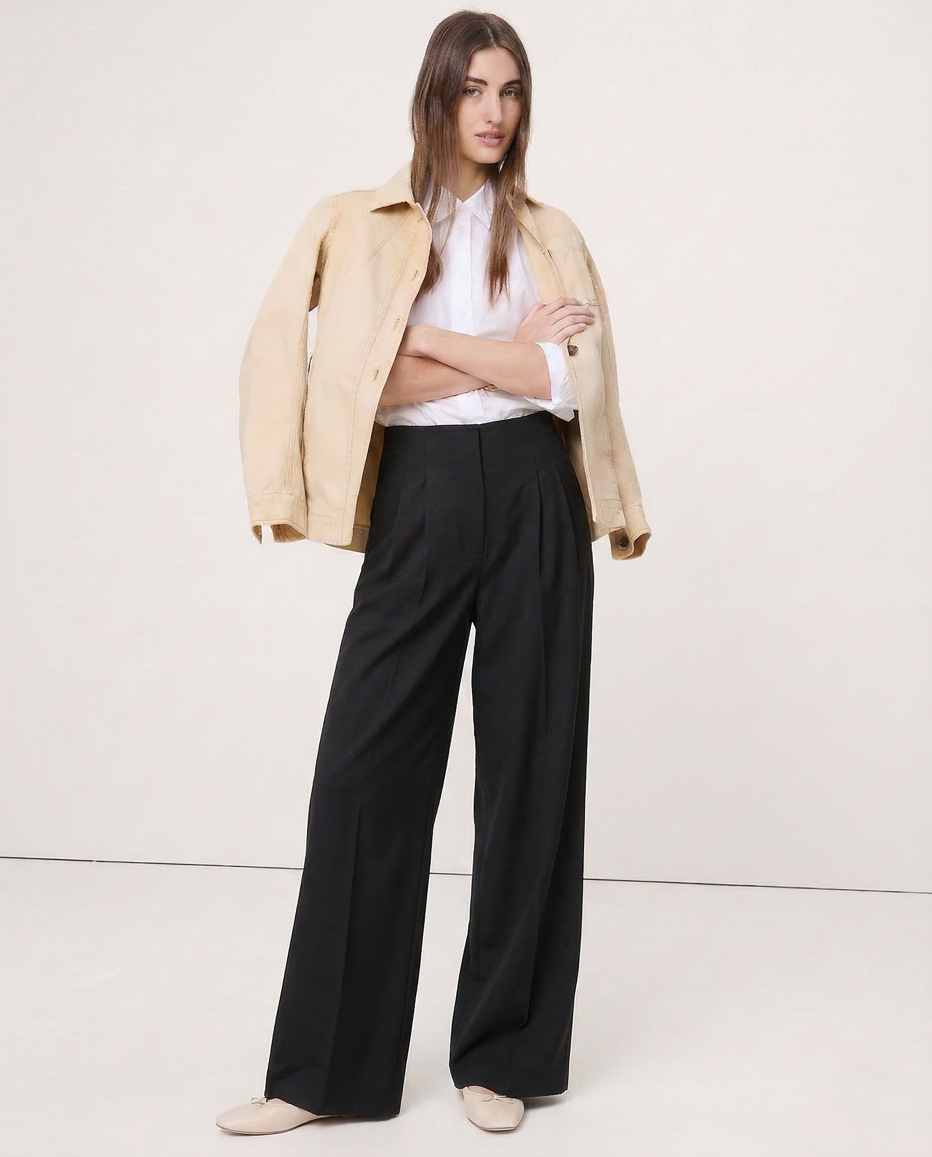 Firenze Wide Leg Draped Pants