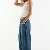 Marlowe Drawstring Denim Pants