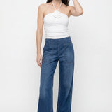 Audrey Wide-Leg Denim Jeans