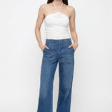Audrey Wide-Leg Denim Jeans