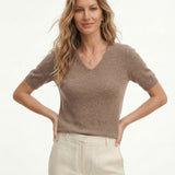 Elysian V-Neck Knit Top