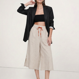The Drawstring Wide Leg Pant