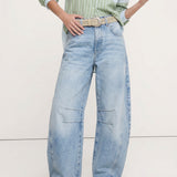 Everly Barrel-Leg Denims