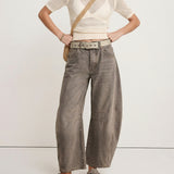 Everly Barrel-Leg Denims