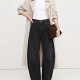 Everly Barrel-Leg Denims