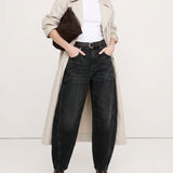 Everly Barrel-Leg Denims
