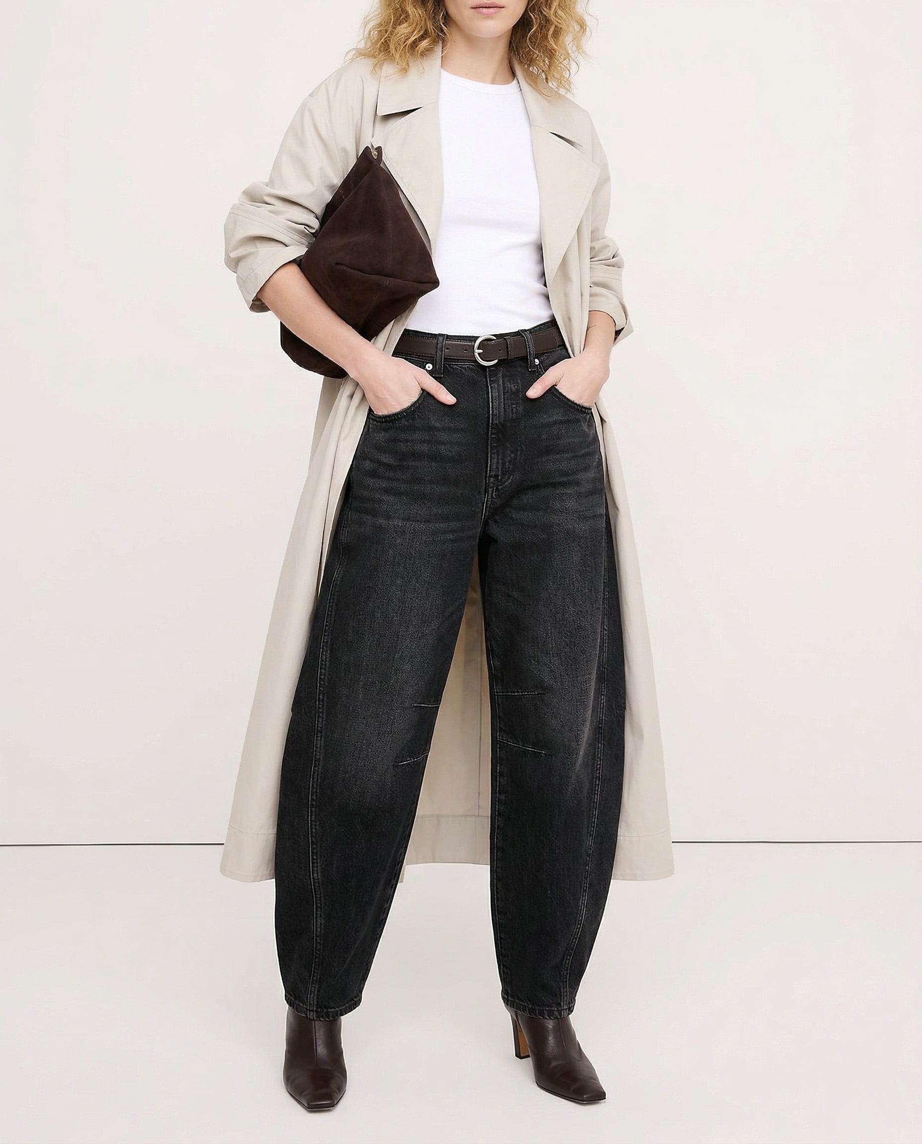 Everly Barrel-Leg Denims