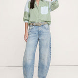 Everly Barrel-Leg Denims