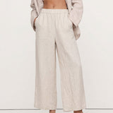 The Easy Wide Leg Linen Pant