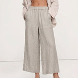 The Easy Wide Leg Linen Pant