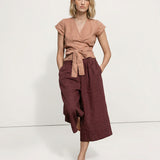 The Easy Wide Leg Linen Pant