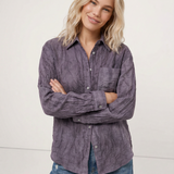 The Pleated Linen Button Shirt
