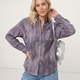 The Pleated Linen Button Shirt