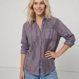 The Pleated Linen Button Shirt