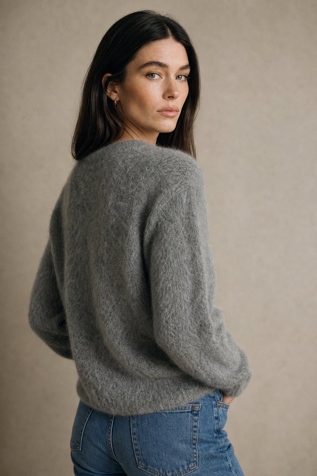 Hässleholm Cardigan — Gray Fur, banana_republic product shot