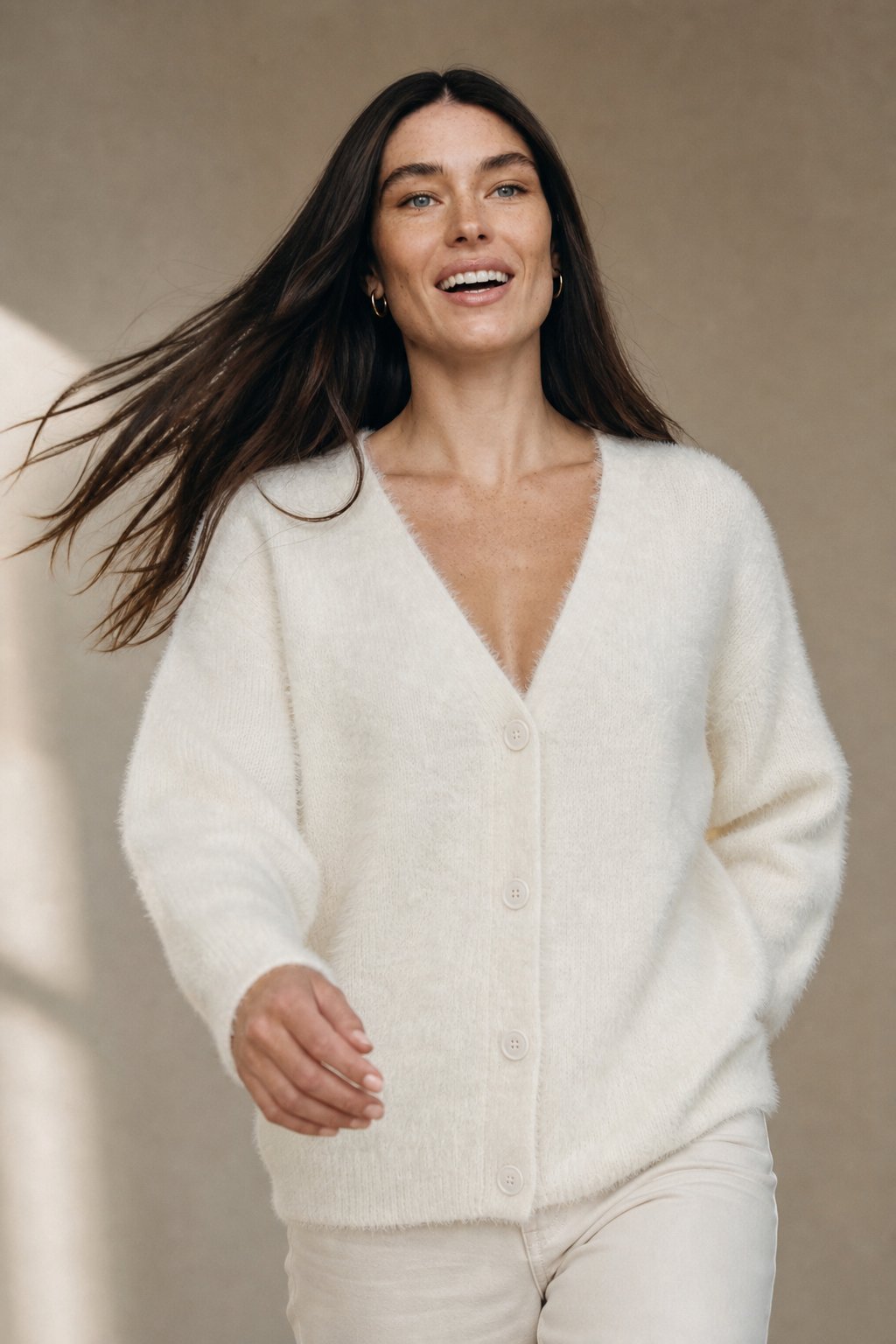 Hässleholm Cardigan — Snow Fur, banana_republic product shot