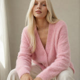 Hässleholm Cardigan — Pink Fur, banana_republic product shot