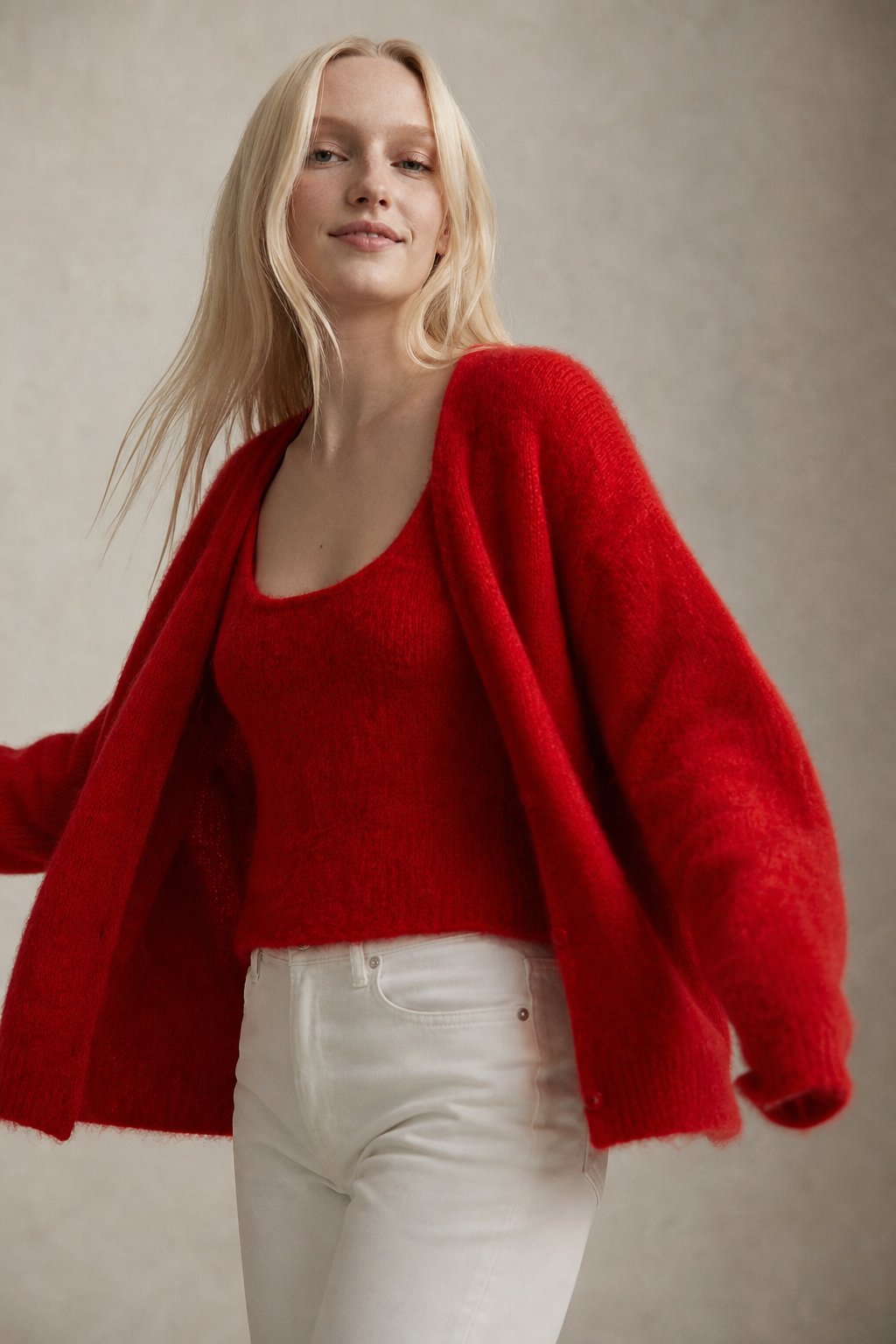 Hässleholm Cardigan — Red Fur, banana_republic product shot