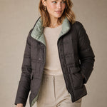 Hässleholm Quilted Down Jacket — Gray, banana_republic product shot