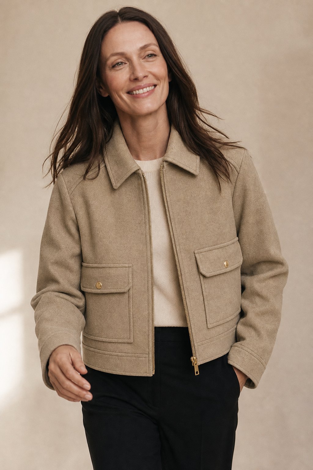 Hässleholm Wool Jacket — Beige, banana_republic product shot