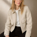 Hässleholm Wool Jacket — White, banana_republic product shot