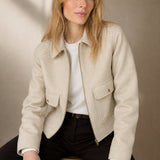 Hässleholm Wool Jacket — White, banana_republic product shot