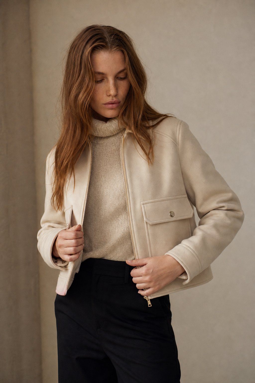 Hässleholm Wool Jacket — White, banana_republic product shot