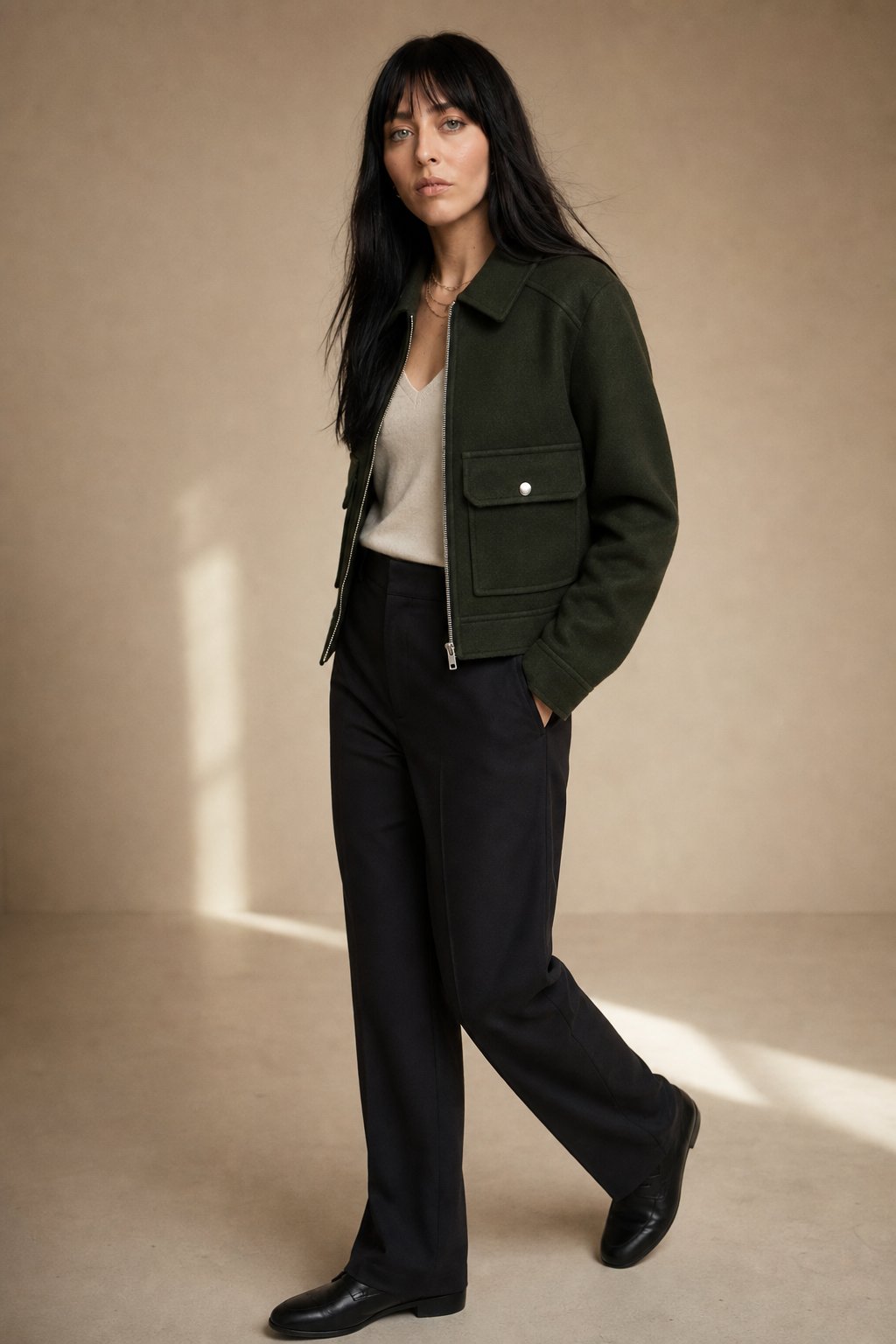 Hässleholm Wool Jacket — Olive, banana_republic product shot