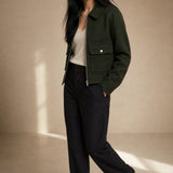 Hässleholm Wool Jacket — Olive, banana_republic product shot