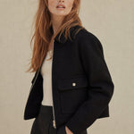 Hässleholm Wool Jacket — Black, banana_republic product shot