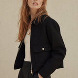 Hässleholm Wool Jacket — Black, banana_republic product shot