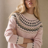 Highland Heritage Cashmere Sweater — Pink, banana_republic product shot