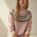 Highland Heritage Cashmere Sweater — Pink, banana_republic product shot
