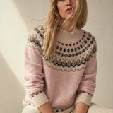 Highland Heritage Cashmere Sweater — Pink, banana_republic product shot