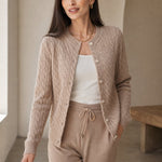 Homebodies Casual Cashmere Cardigan — Camel, banana_republic product shot