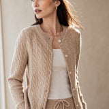 Homebodies Casual Cashmere Cardigan — Camel, banana_republic product shot