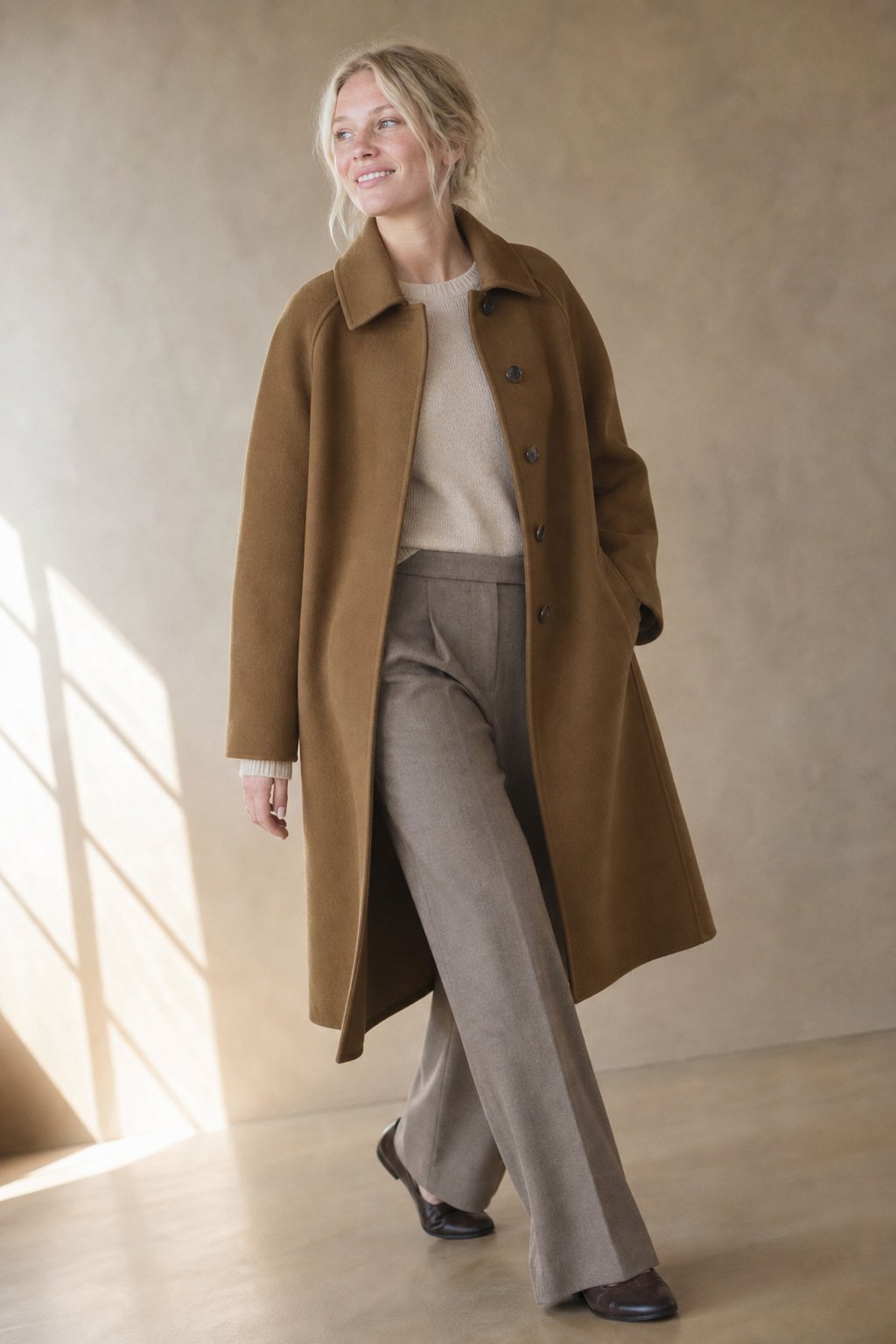 Hudson Park Wool Overcoat — Camel, banana_republic product shot