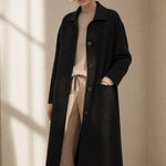 Hudson Park Wool Overcoat — Black, banana_republic product shot