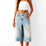 Devon Denim Bermuda shorts