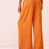 Solara Linen Drawstring Trousers