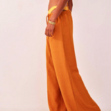 Solara Linen Drawstring Trousers