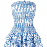 Dahlia Smocked Strapless Mini Dress