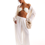 Solara Linen Drawstring Trousers