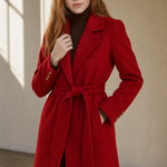 La' Vante Overcoat — Red, banana_republic product shot