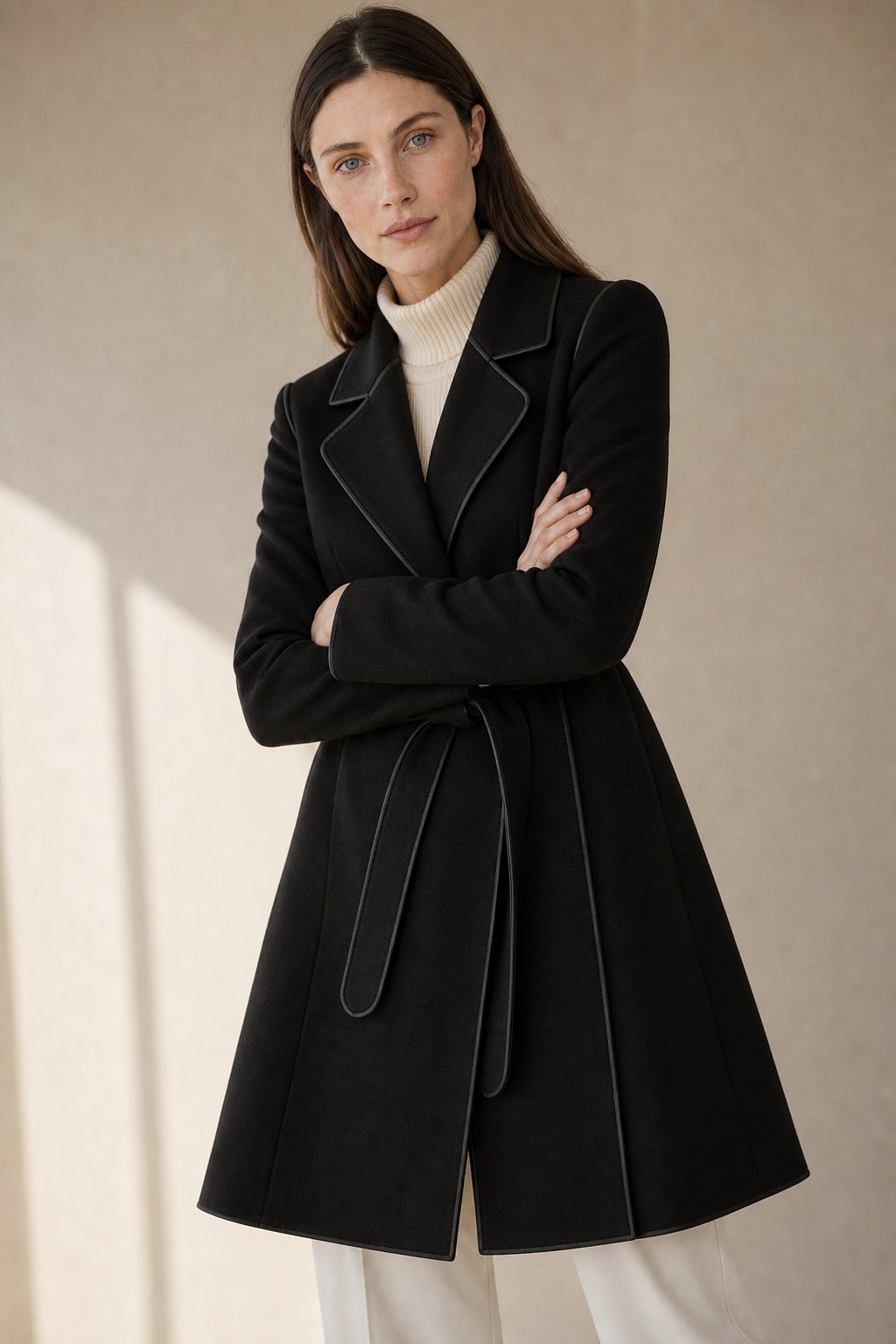 La' Vante Overcoat — Black, banana_republic product shot