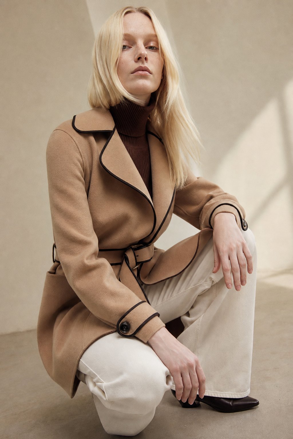 La' Vante Overcoat — Khaki, banana_republic product shot