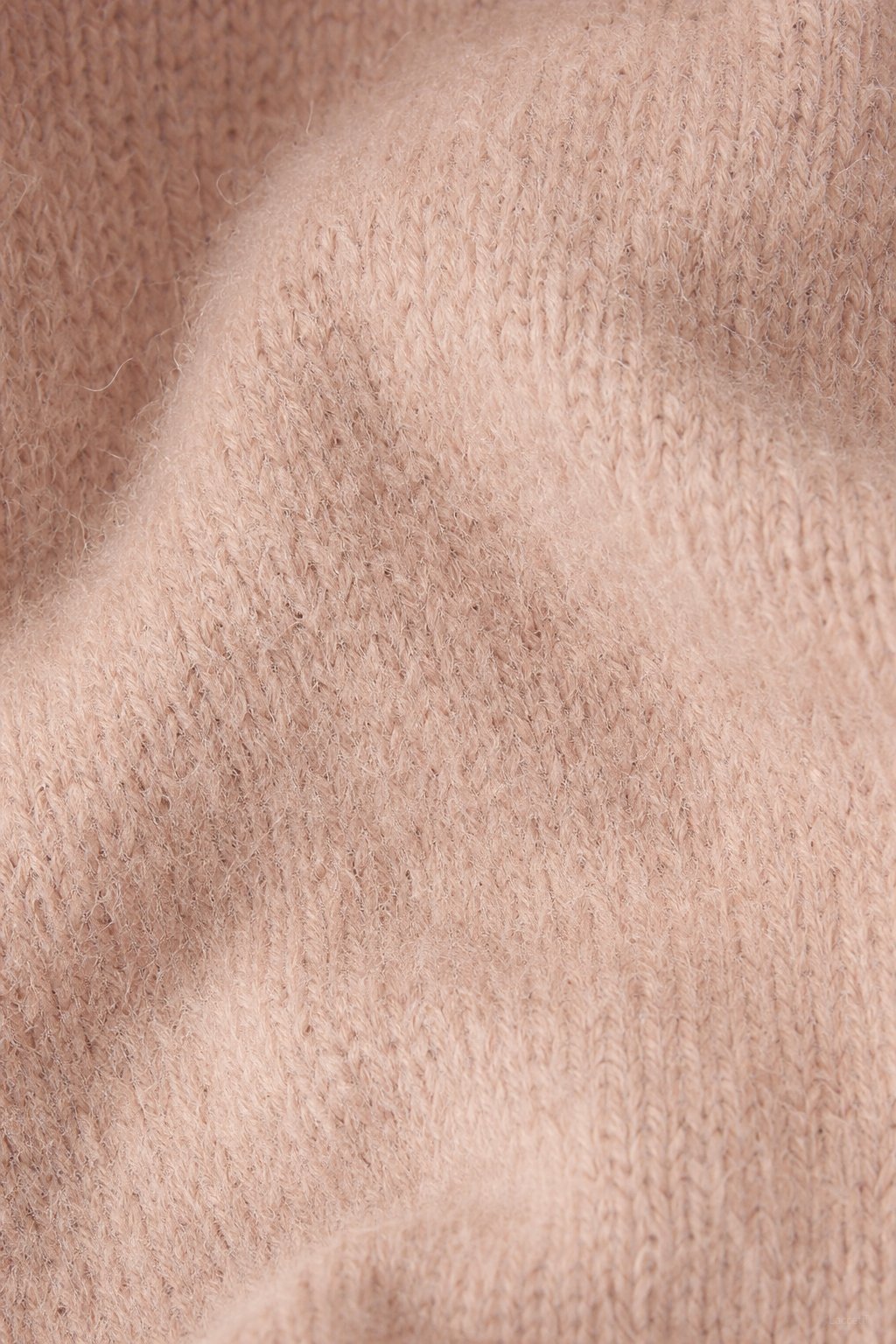 Amélise Asymmetric Cashmere Button Sweater — Pink, studio product shot