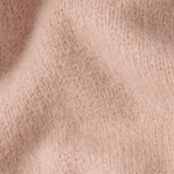 Amélise Asymmetric Cashmere Button Sweater — Pink, studio product shot