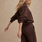 Amanda Pullover & Trouser Set — Burgundy, studio product shot